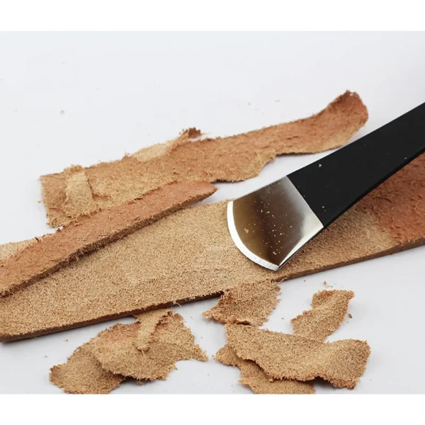 Leather Thinning Cutting Knife Handmade Leather Goods DIY Tool Vegetable Skinning Shovel Thinning Knife Leathercraft Supplies - Image 2