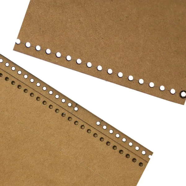 DIY Leather Goods Kraft Paper Template For Men's Fashion Chest Bag Sewing Pattern Handmade Shoulder Bag Cutting Pattern Stencil - Image 4