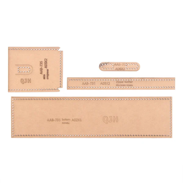 DIY Handmade Leather Goods Kraft Paper Template For Lady Purse,Single Shoulder,Underarm Bag, Cross-Arm PBag, Sewing Pattern - Image 4