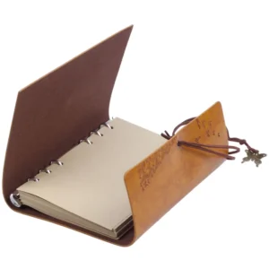 Suitable 2X Refillable Notebook Journals,A6 Leather Bound Travel Diary Art Drawing Sketchbook Journals To Write In For Women
